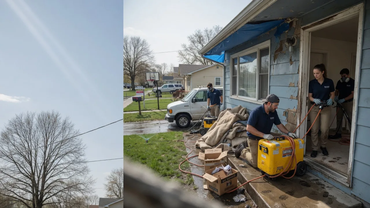 Basement Flood Cleanup in Lima, IL near me